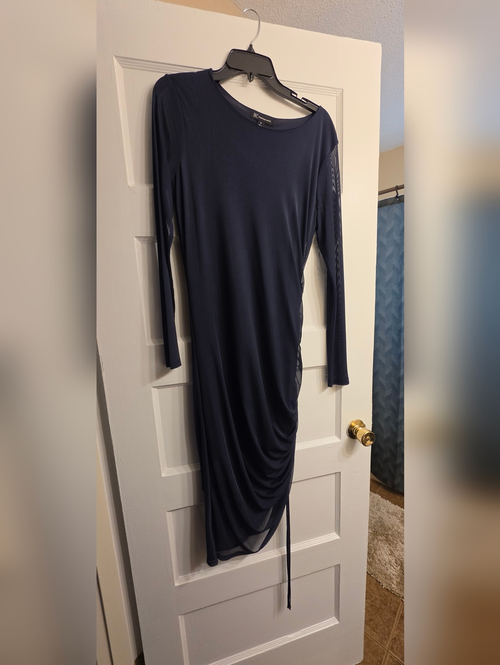INC International Concepts Elegant Black Long Sleeve Dress
